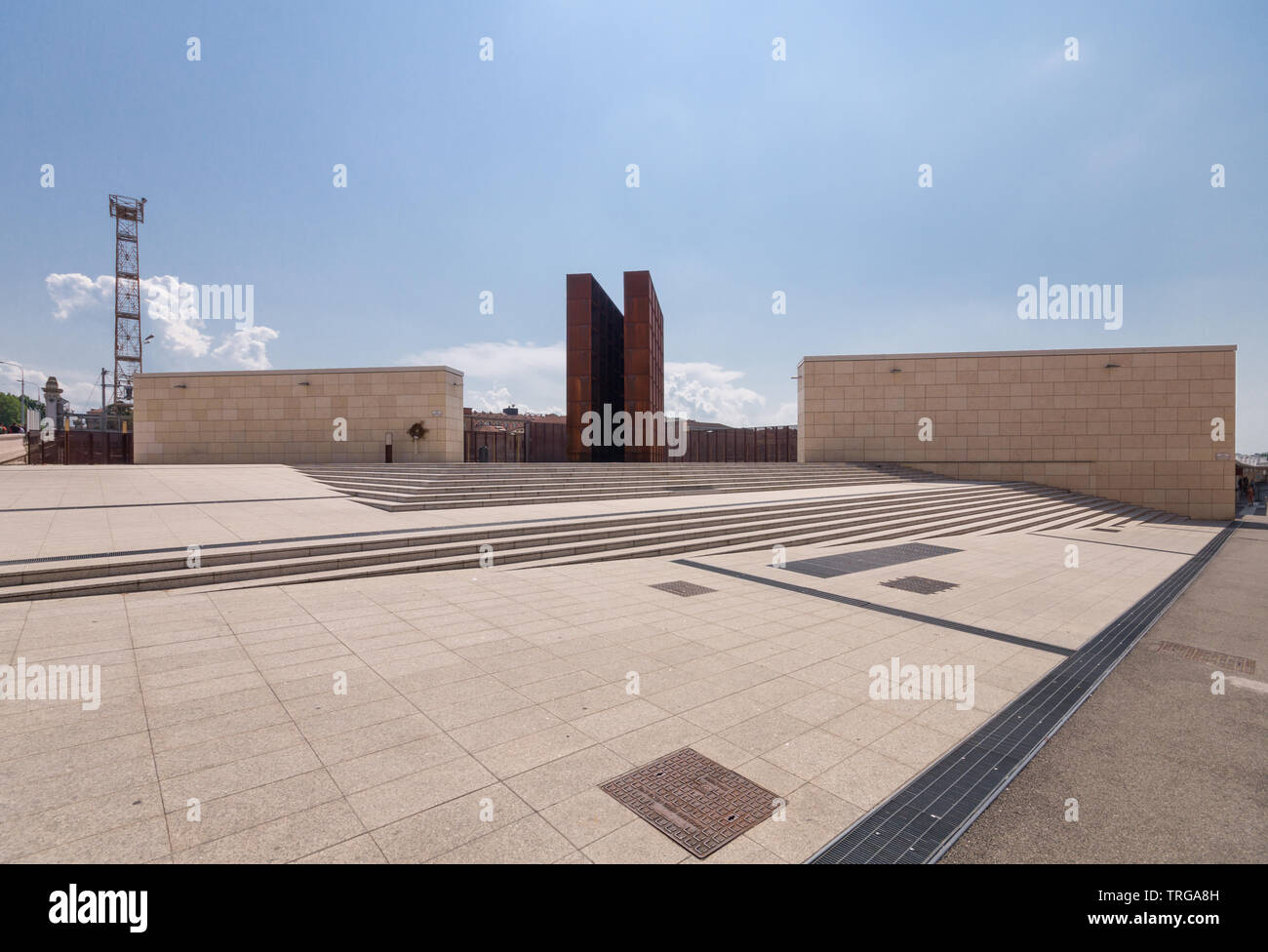 Memoriale Della Shoah, Bologna Shoah Memorial, Jewish Holocaust Memorial, Set Architects, 2016, Bologna, Italia Foto Stock