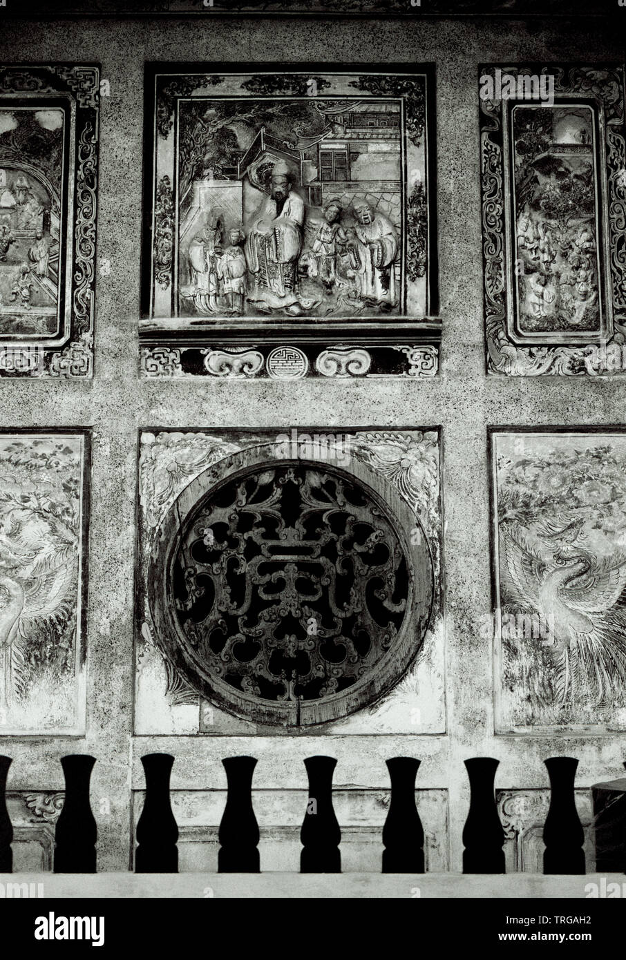 Il Cinese Kuan Yin Tempio a Bangkok in Tailandia in Asia del sud-est in Estremo Oriente. La storia Foto Stock