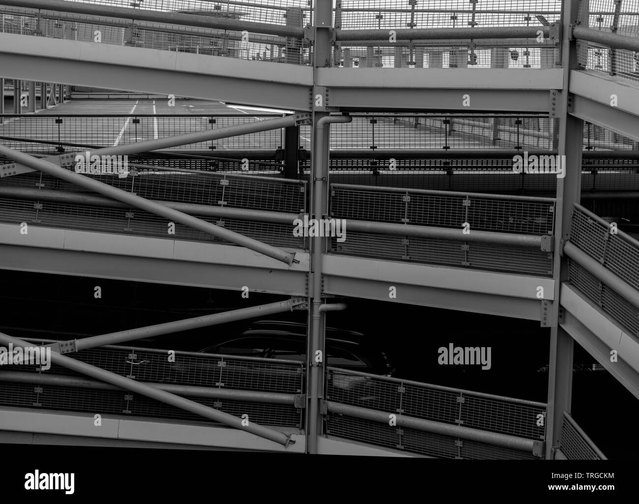 Milton Keynes Parcheggio Auto Foto Stock