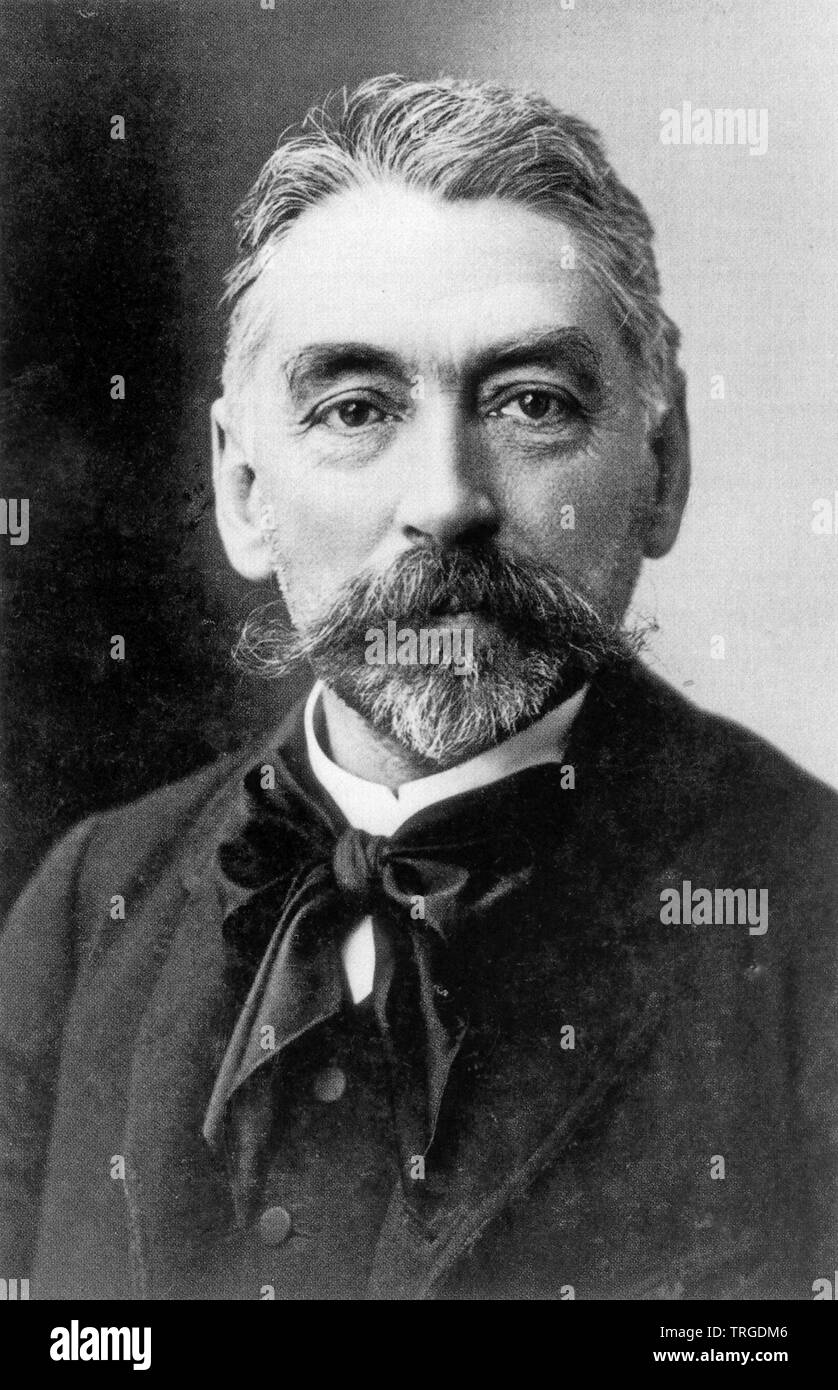 SéÉPHANE MALLARMÉ (1842-1898), poeta e critico francese Foto Stock
