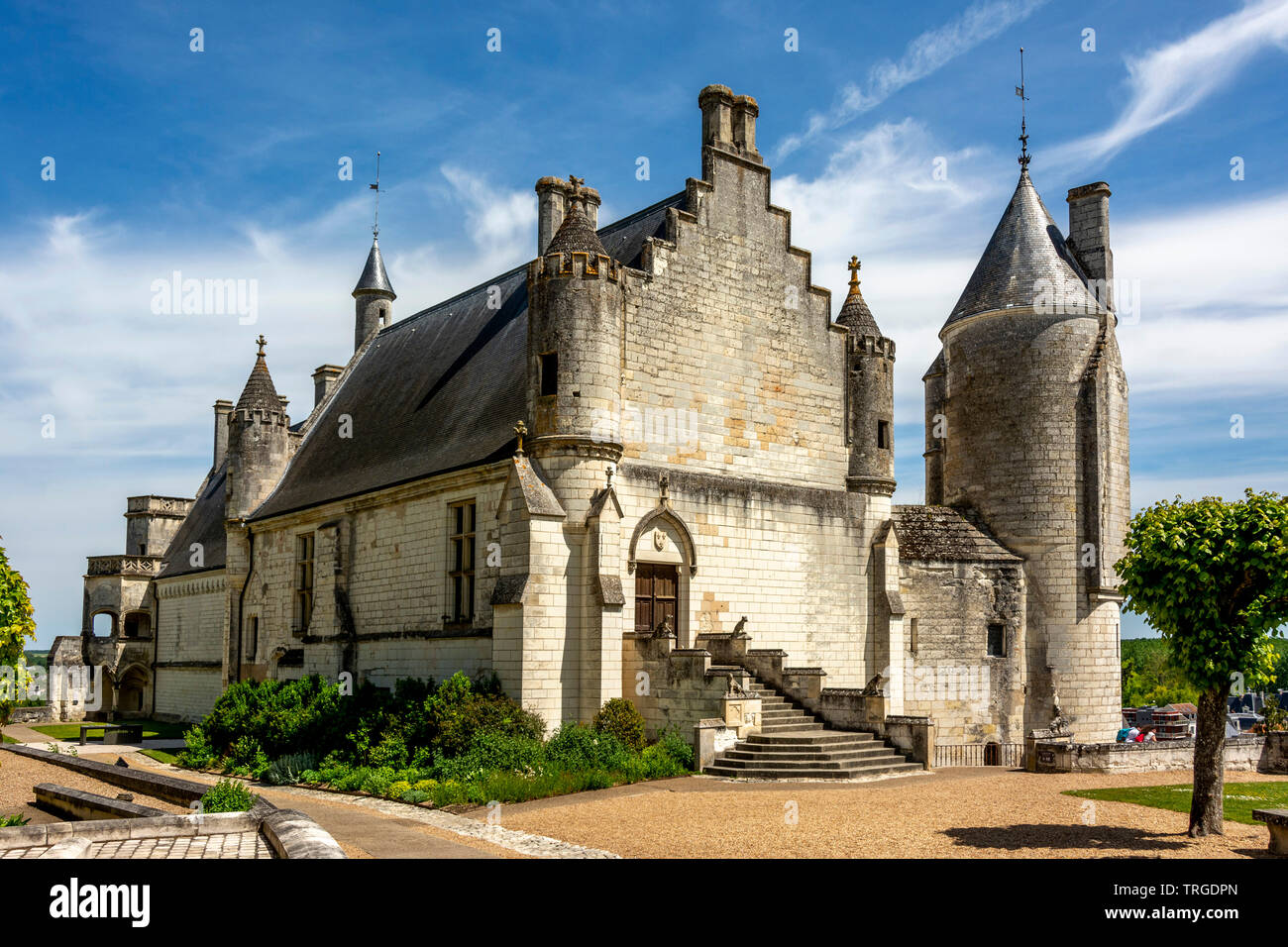 Logis Royale presso la città reale di Loches, Indre et Loire, centro Val de Loire, Francia Foto Stock