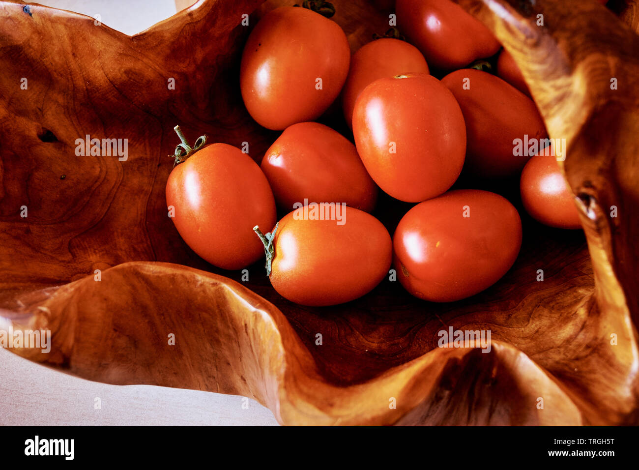 I pomodori dalla Spagna molto dolce Foto Stock