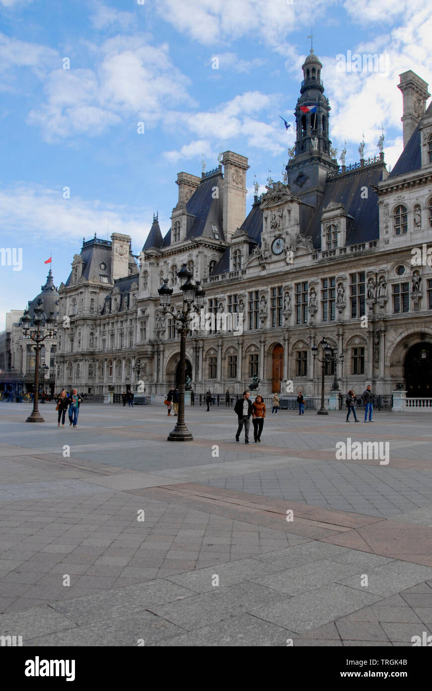 Hotel de Ville, Parigi, Francia Foto Stock