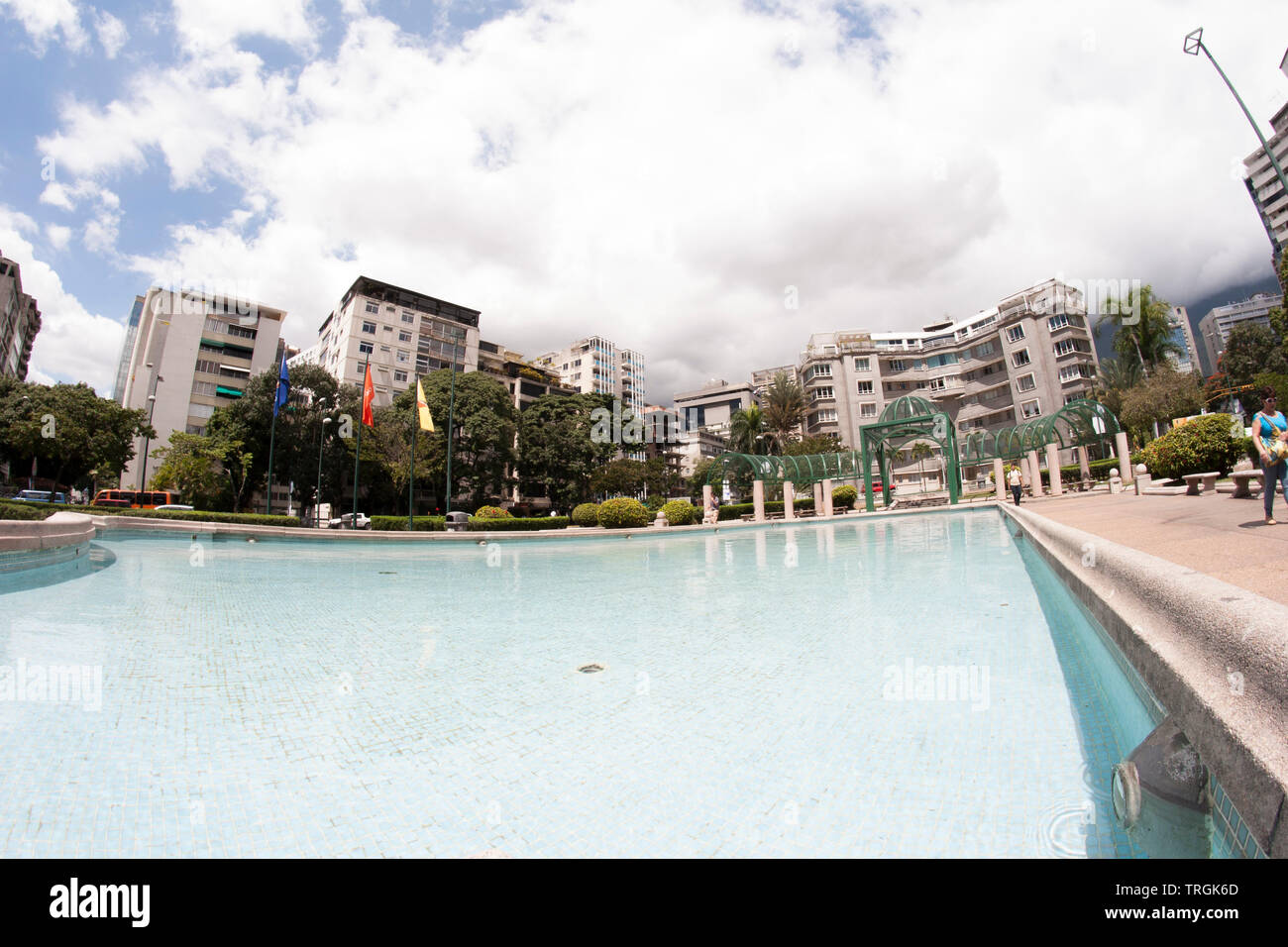 Caracas, Venezuela. Altamira square,Plaza Altamira,Plaza Francia. Foto Stock