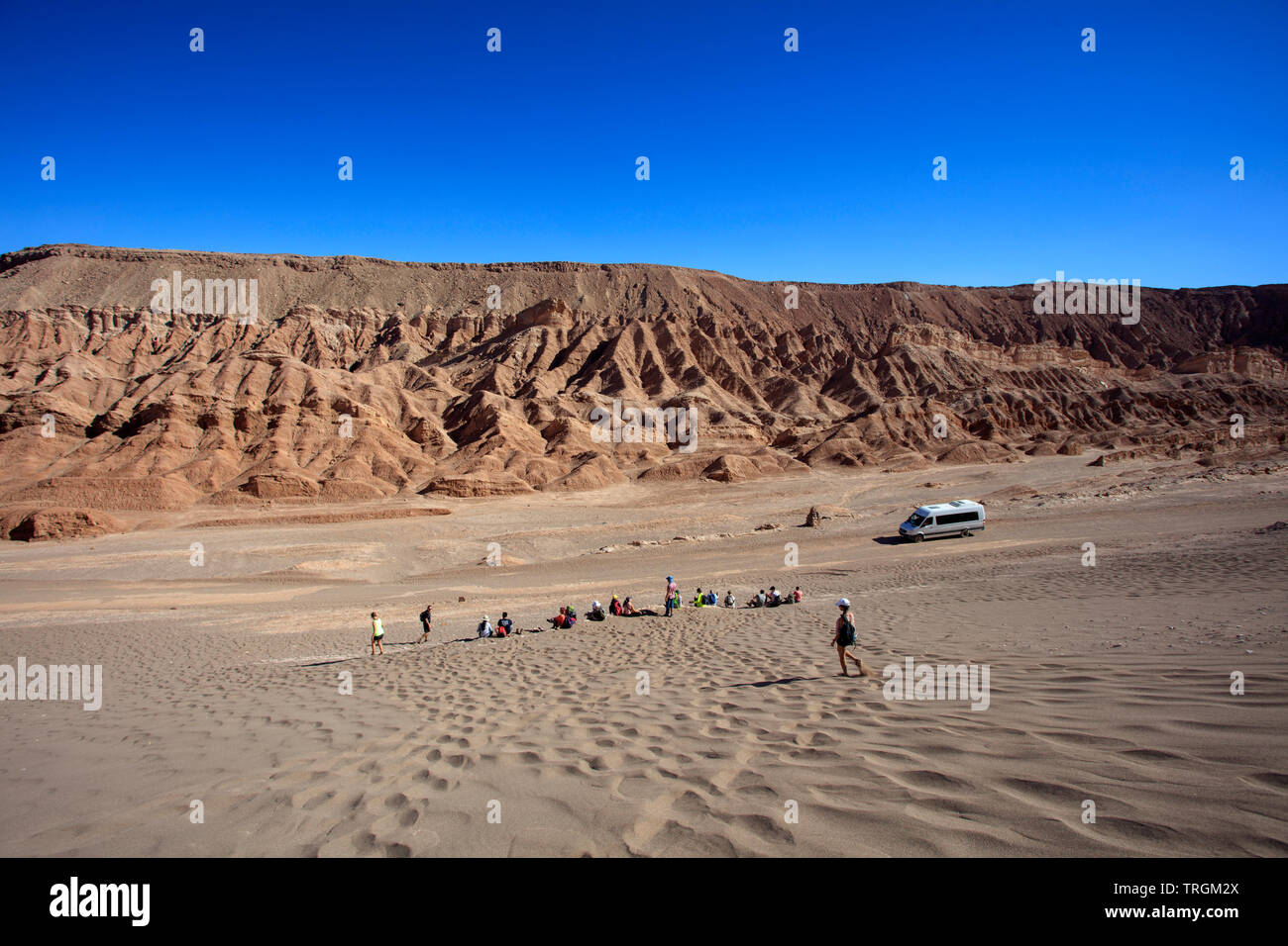 Valle de la luna, Atacama, Cile Foto Stock