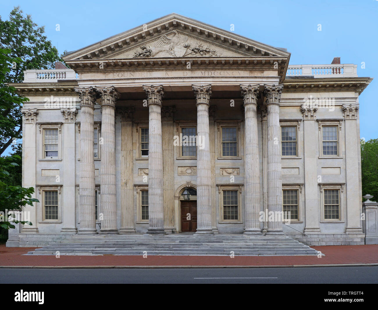 Prima storica Banca degli Stati Uniti, Philadelphia, costruito 1790 Foto Stock