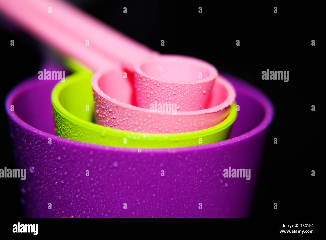 Misure di colore per la cottura Foto Stock