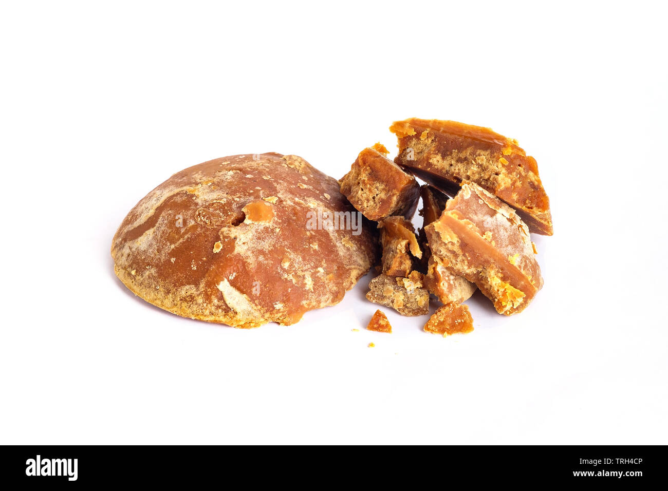 Jaggery di zucchero di canna Foto Stock