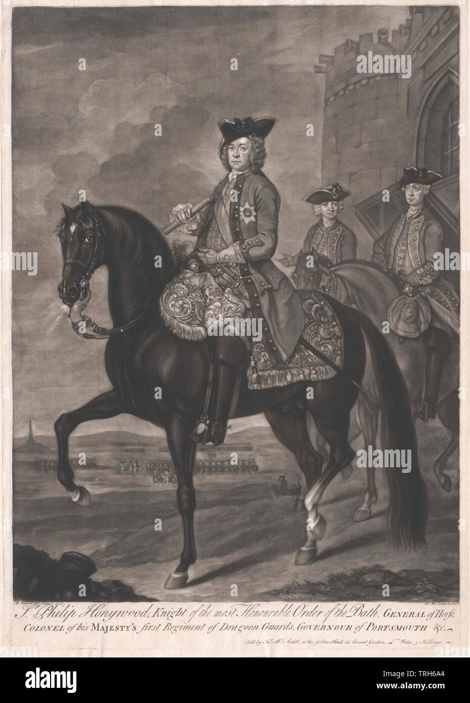 Honywood, Sir Philip,generale, commander, condottieri, guerra, guerre, militare, persone a piena lunghezza e piena lunghezza, Uomo, uomini, maschio, Manly, Additional-Rights-Clearance-Info-Not-Available Foto Stock