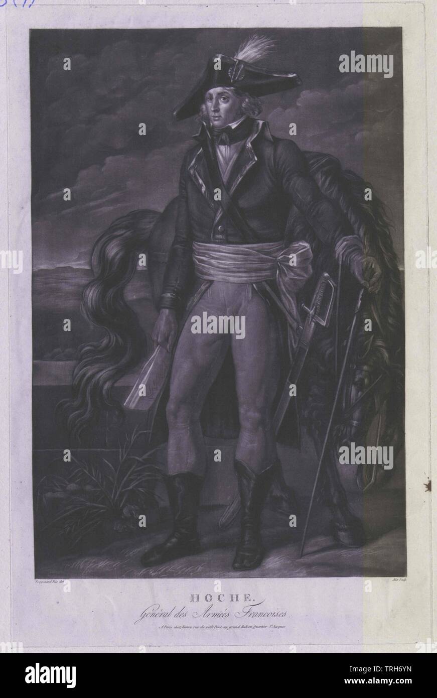 Hoche, Lazare,personalità e celebrità, inoltre, altre persone, a piena lunghezza e piena lunghezza, Uomo, uomini, maschio, Manly, Additional-Rights-Clearance-Info-Not-Available Foto Stock