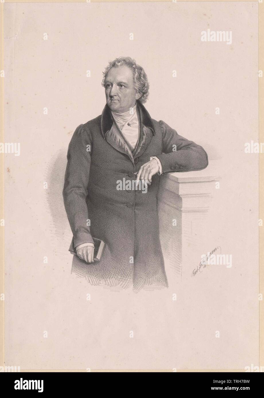 Goethe, Johann Wolfgang von, Additional-Rights-Clearance-Info-Not-Available Foto Stock