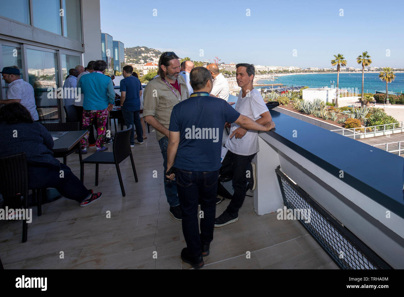 Cannes, Francia, 5 giugno 2019 Midem 2019 - Casa della Musica globale comunità presso il Palais des Festivals in Cannes © ifnm / Alamy Live News Foto Stock