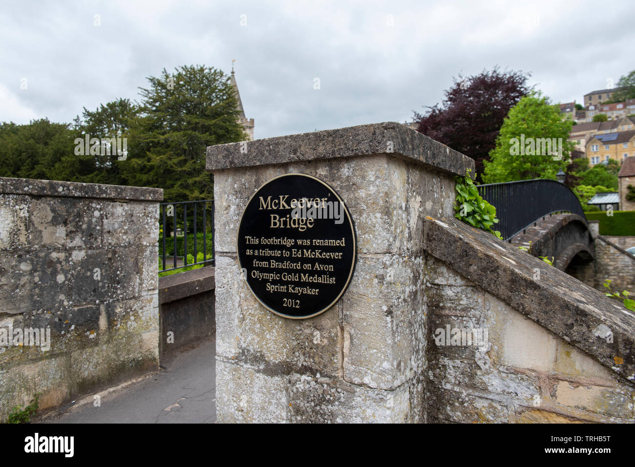 McKeever ponte in Bradford on Avon, West Wiltshire in Inghilterra, Regno Unito Foto Stock