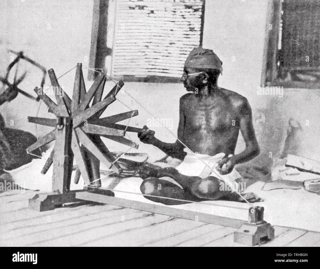 Il Mahatma Gandhi (1869-1948) Indiano avvocato e attivista politico Foto Stock