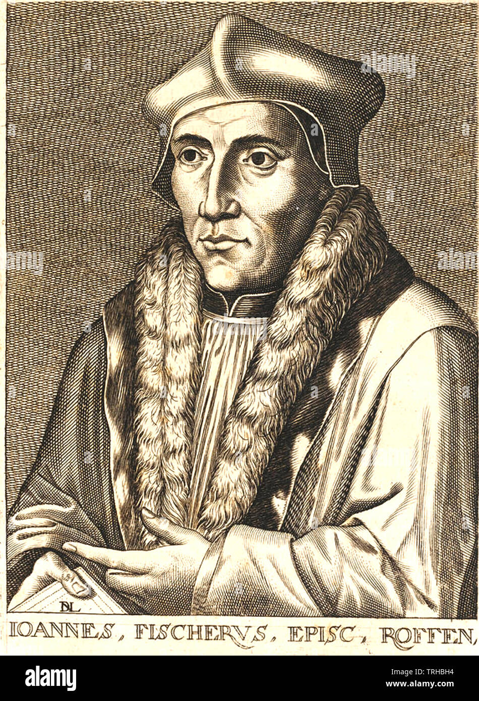 JOHN FISHER (1469-1535) inglese vescovo cattolico Foto Stock