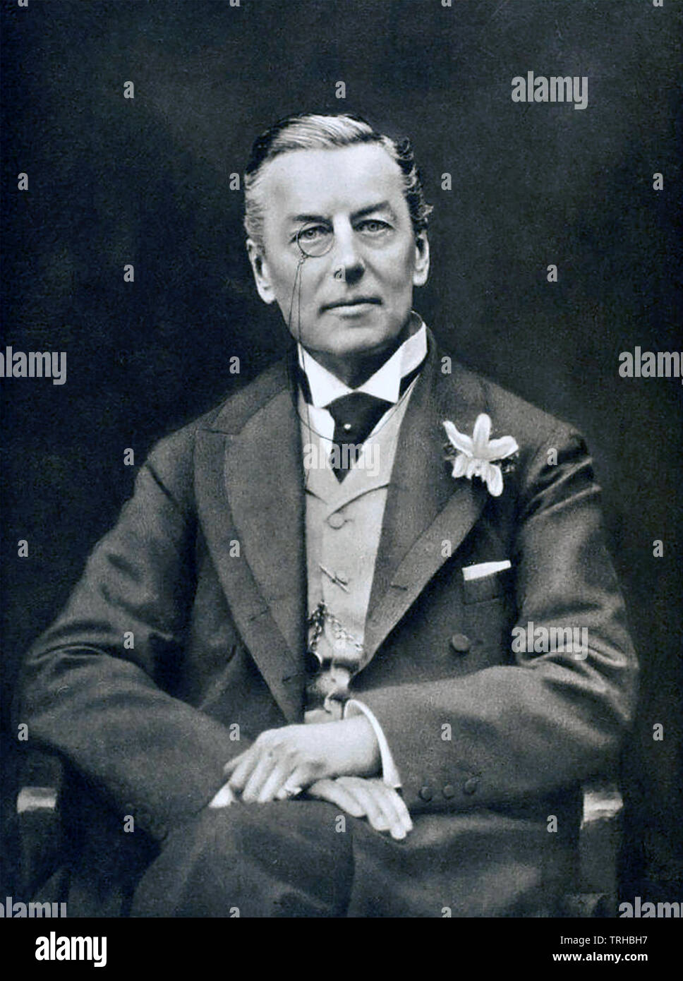 JOSEPH Chamberlain (1836-1914) British politico e statista Foto Stock