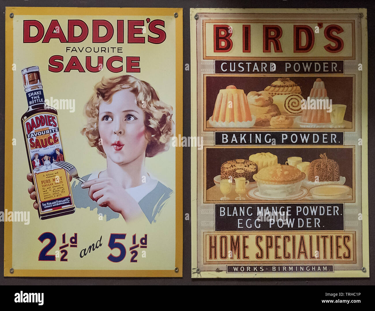1940 annunci pubblicitari Foto Stock