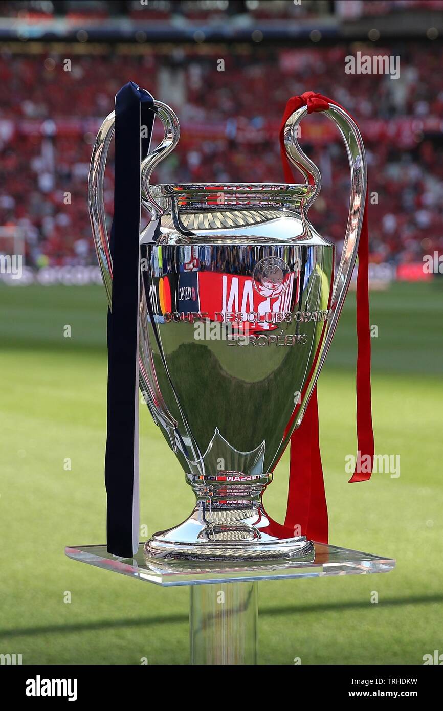 La finale di Champions League Trophy, Tottenham Hotspur FC V Liverpool FC, 2019 Foto Stock