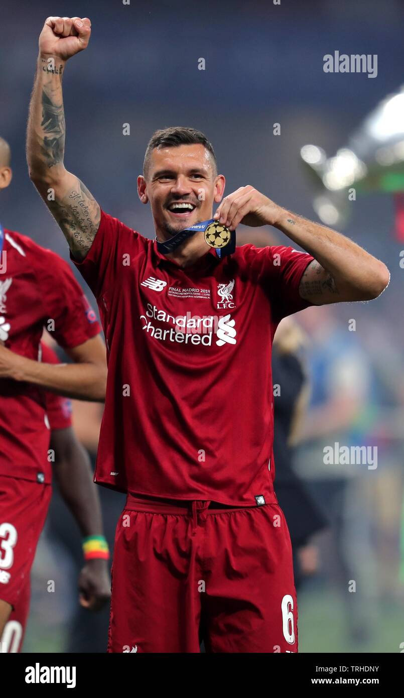 DEJAN LOVREN, Liverpool FC, 2019 Foto Stock