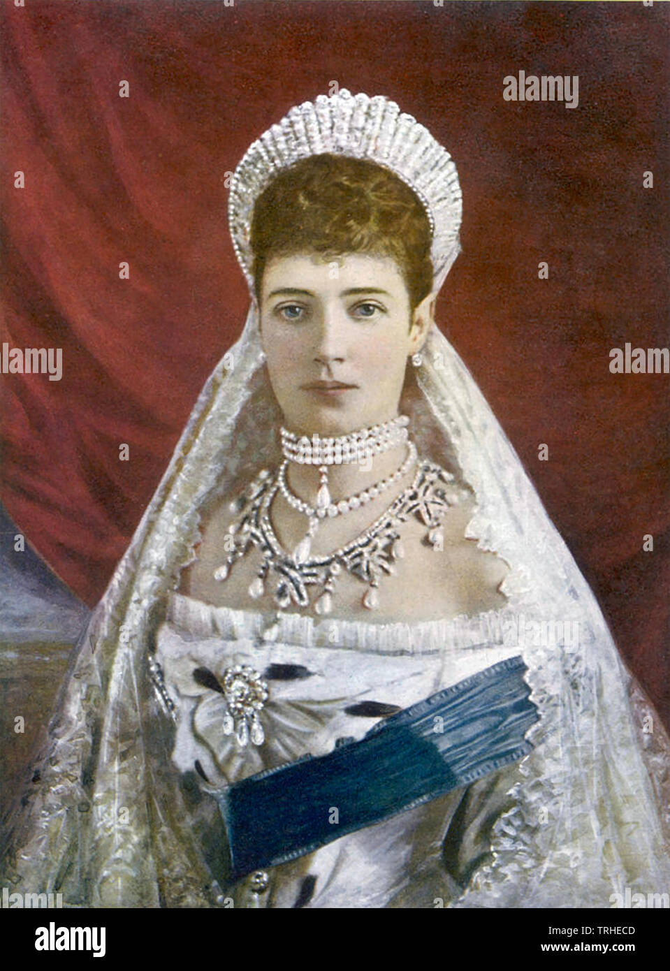 MARIA FEODOROVNA (1847-1928), moglie dell'imperatore russo Alexander III Foto Stock