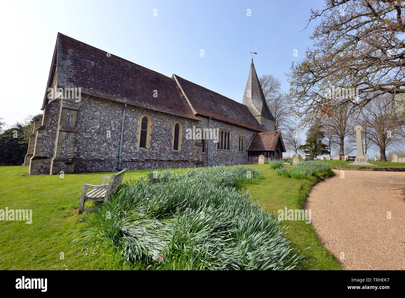 St Marys, chiesa, Barcombe, East Sussex, Regno Unito Foto Stock