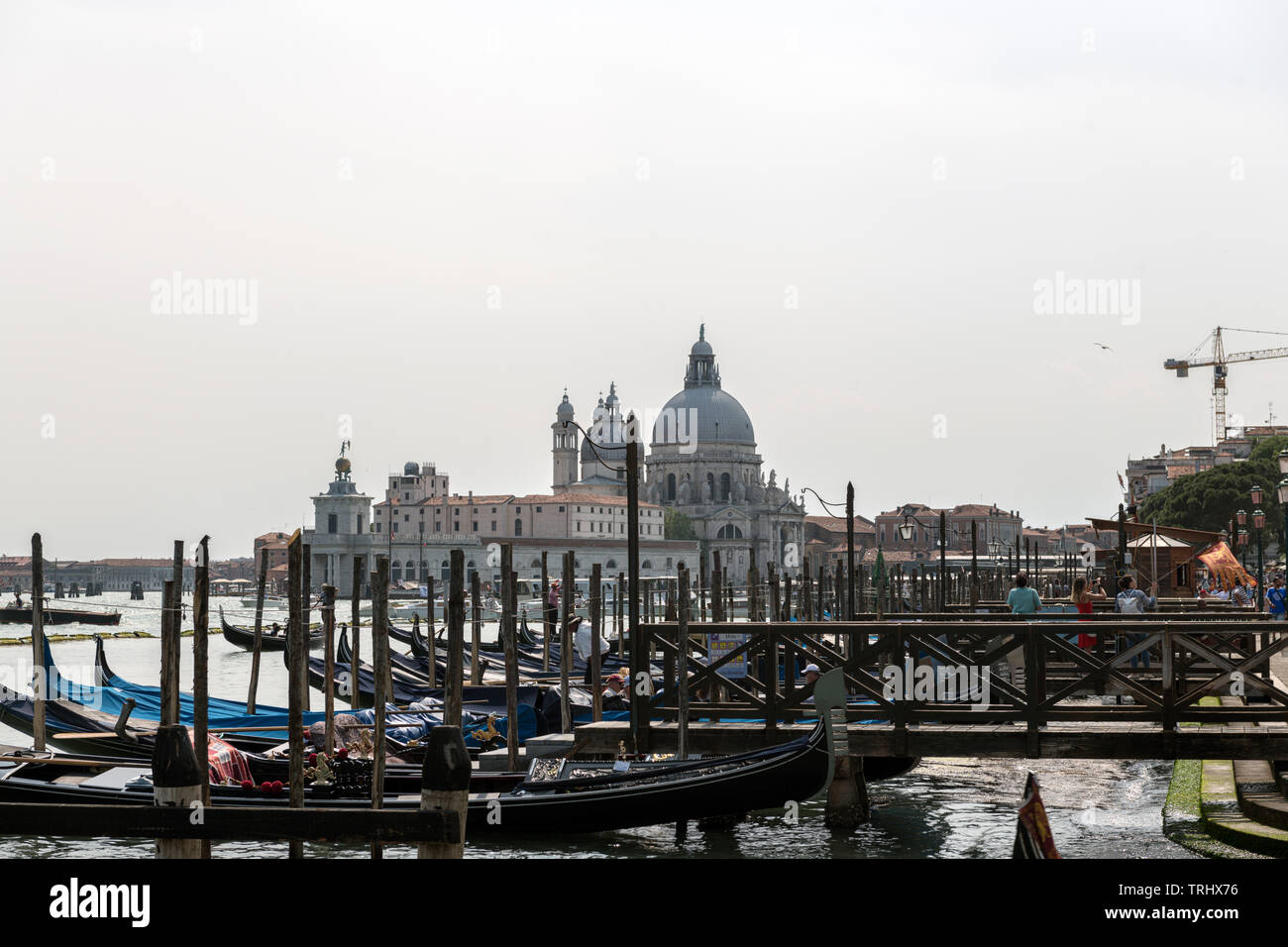 Vista da San Marco alla Basilica di Santa Maria Foto Stock