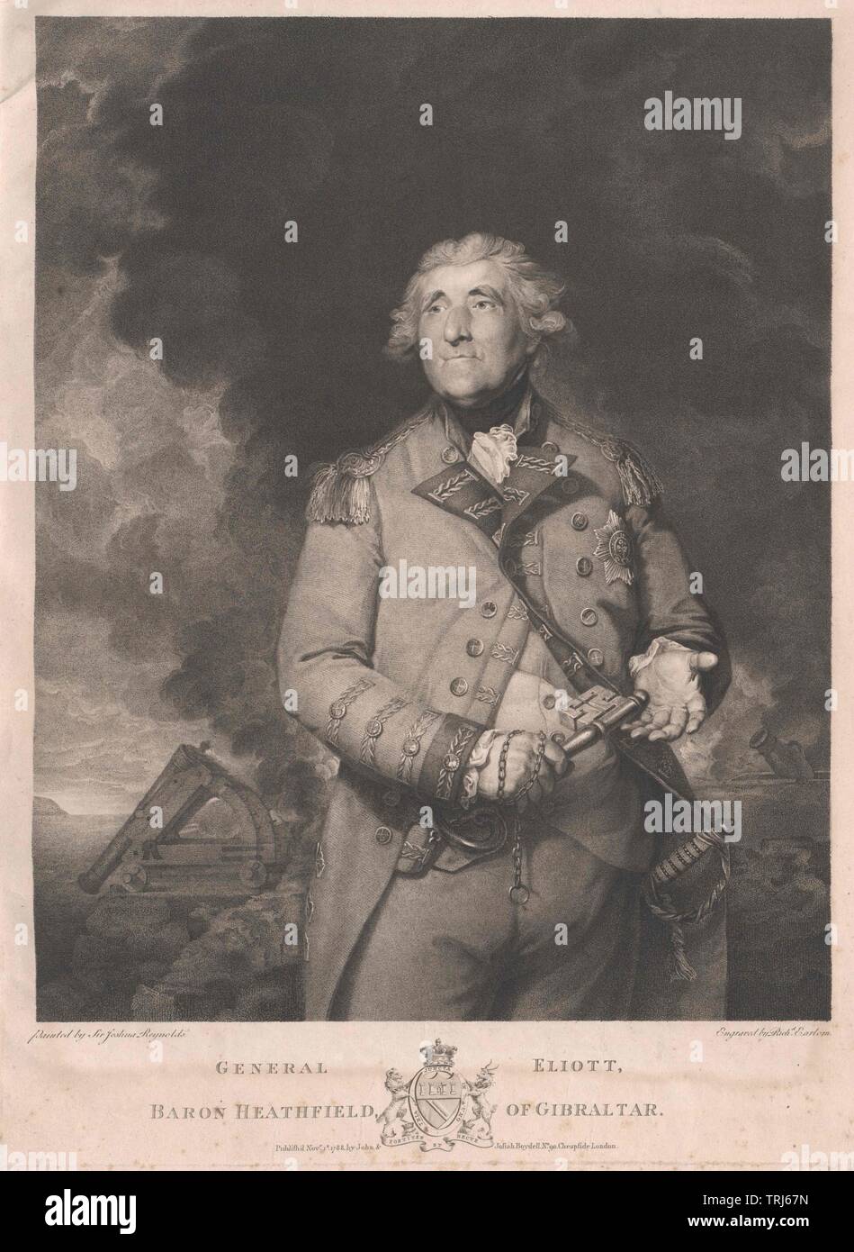 Eliott, George Augustus, Additional-Rights-Clearance-Info-Not-Available Foto Stock