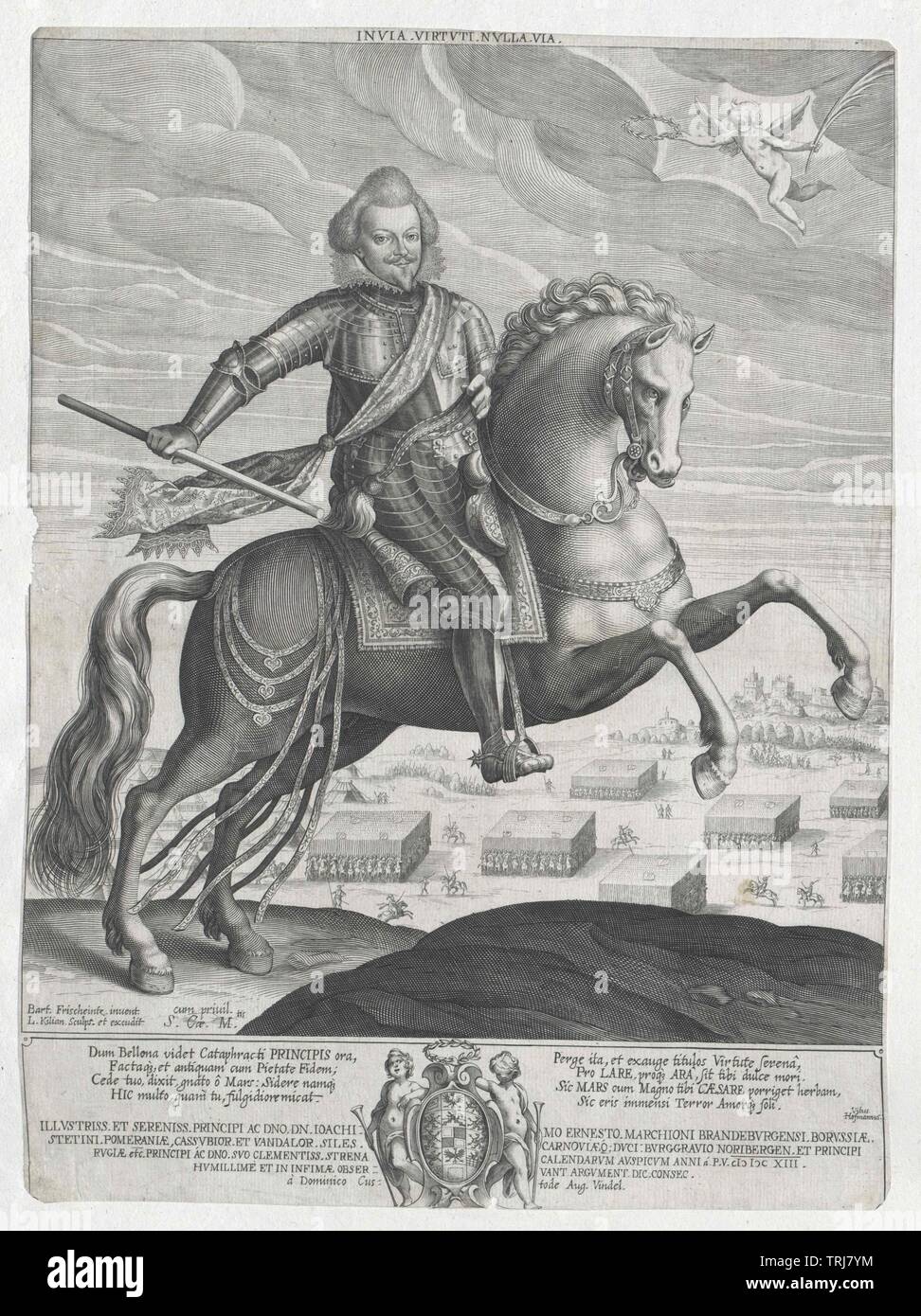 Joachim Ernest, margravio von Brandenburg-Ansbach, Additional-Rights-Clearance-Info-Not-Available Foto Stock