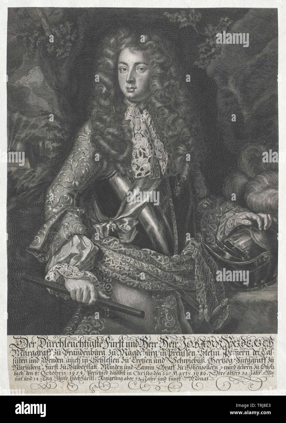 Johann Frederick, margravio von Brandenburg-Ansbach, Additional-Rights-Clearance-Info-Not-Available Foto Stock