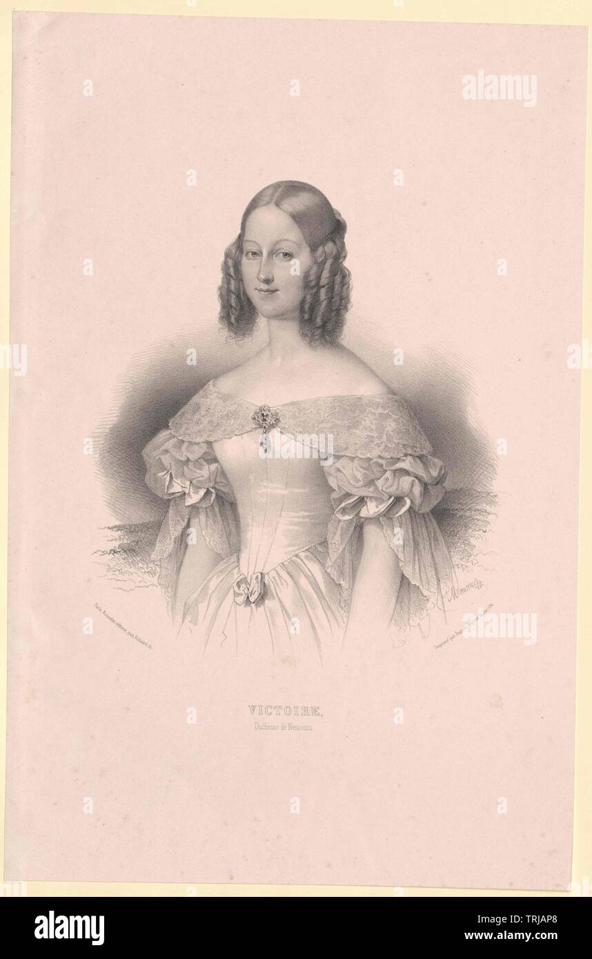 Victoria, principessa di Sassonia Coburgo - Gotha-Gotha, Additional-Rights-Clearance-Info-Not-Available Foto Stock