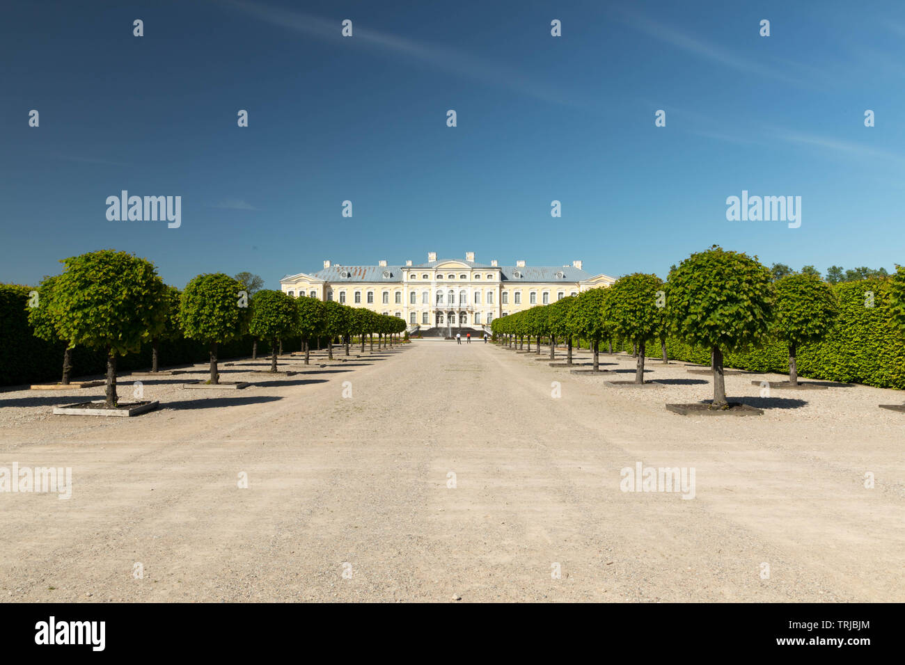 Rundale Palace, Rundāle parrocchia, Lettonia Foto Stock