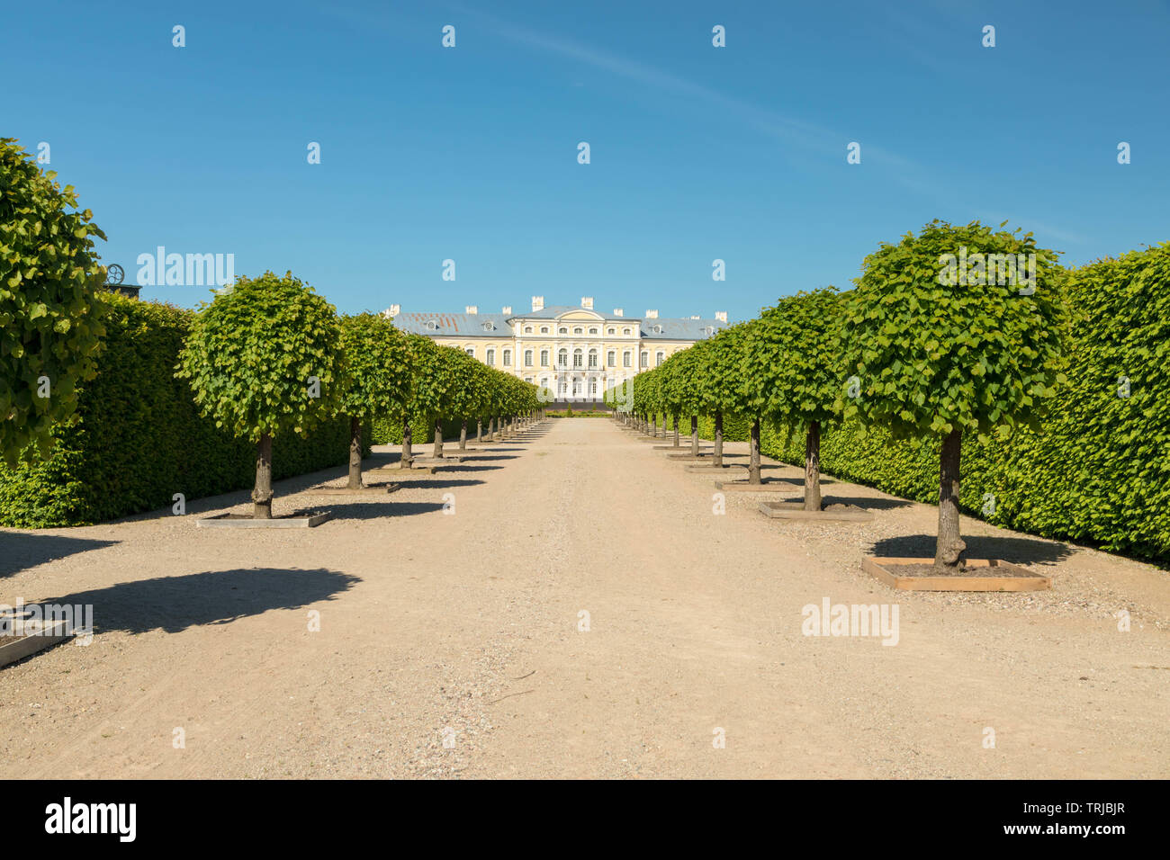 Rundale Palace, Rundāle parrocchia, Lettonia Foto Stock