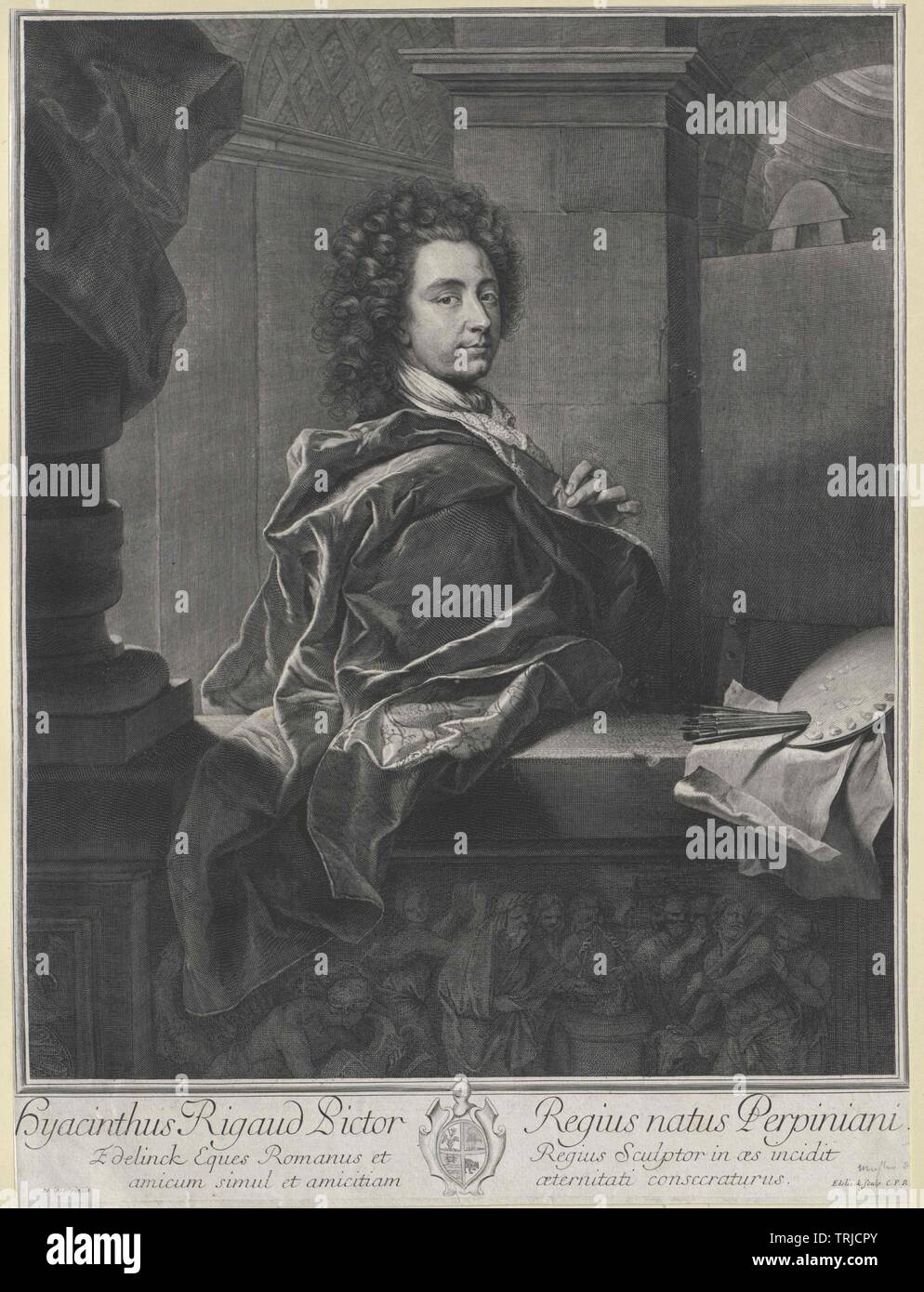 Rigaud Il duomo, Hyacinthe, Additional-Rights-Clearance-Info-Not-Available Foto Stock