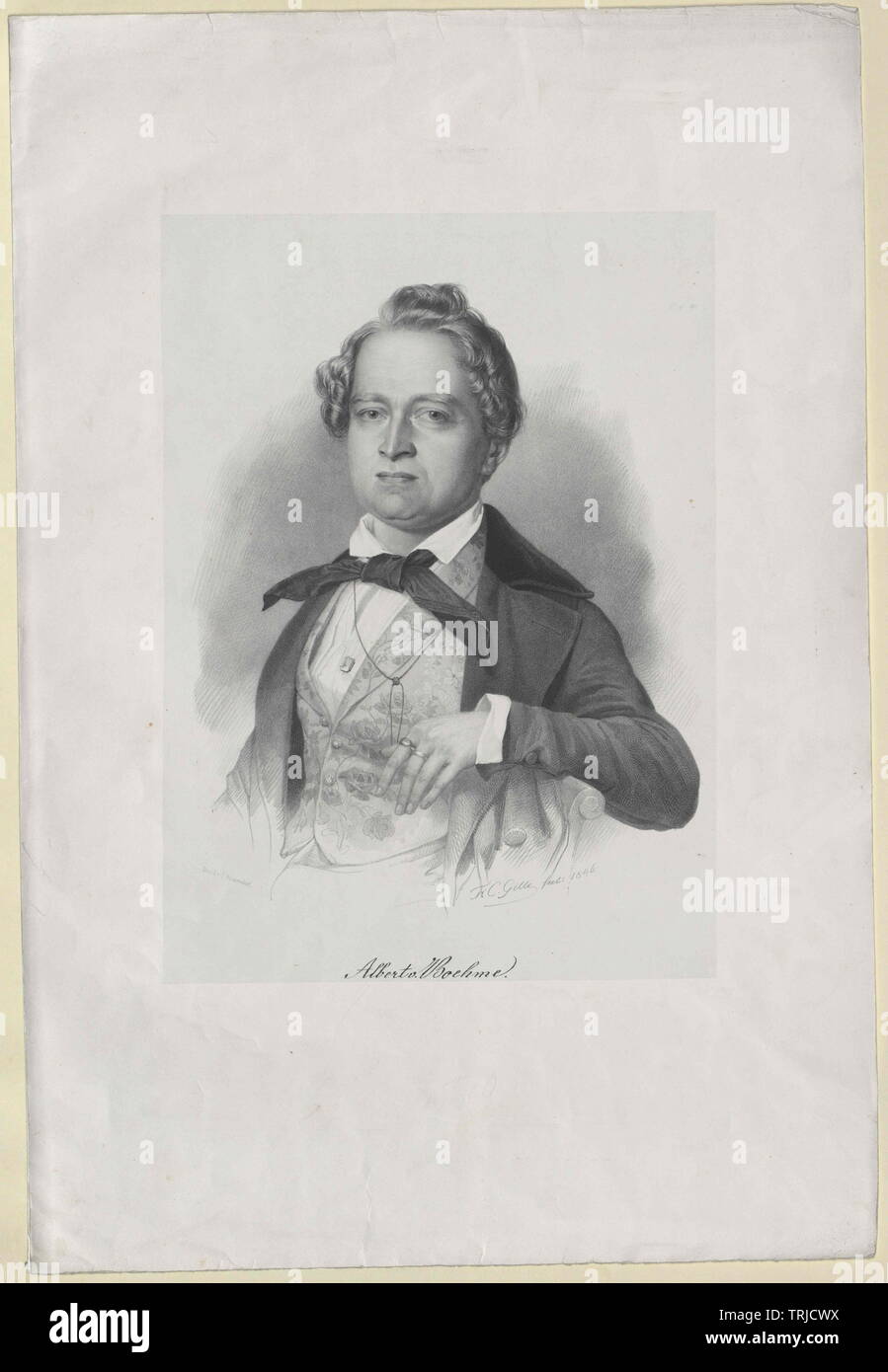 Bohemian, Albert von, Additional-Rights-Clearance-Info-Not-Available Foto Stock