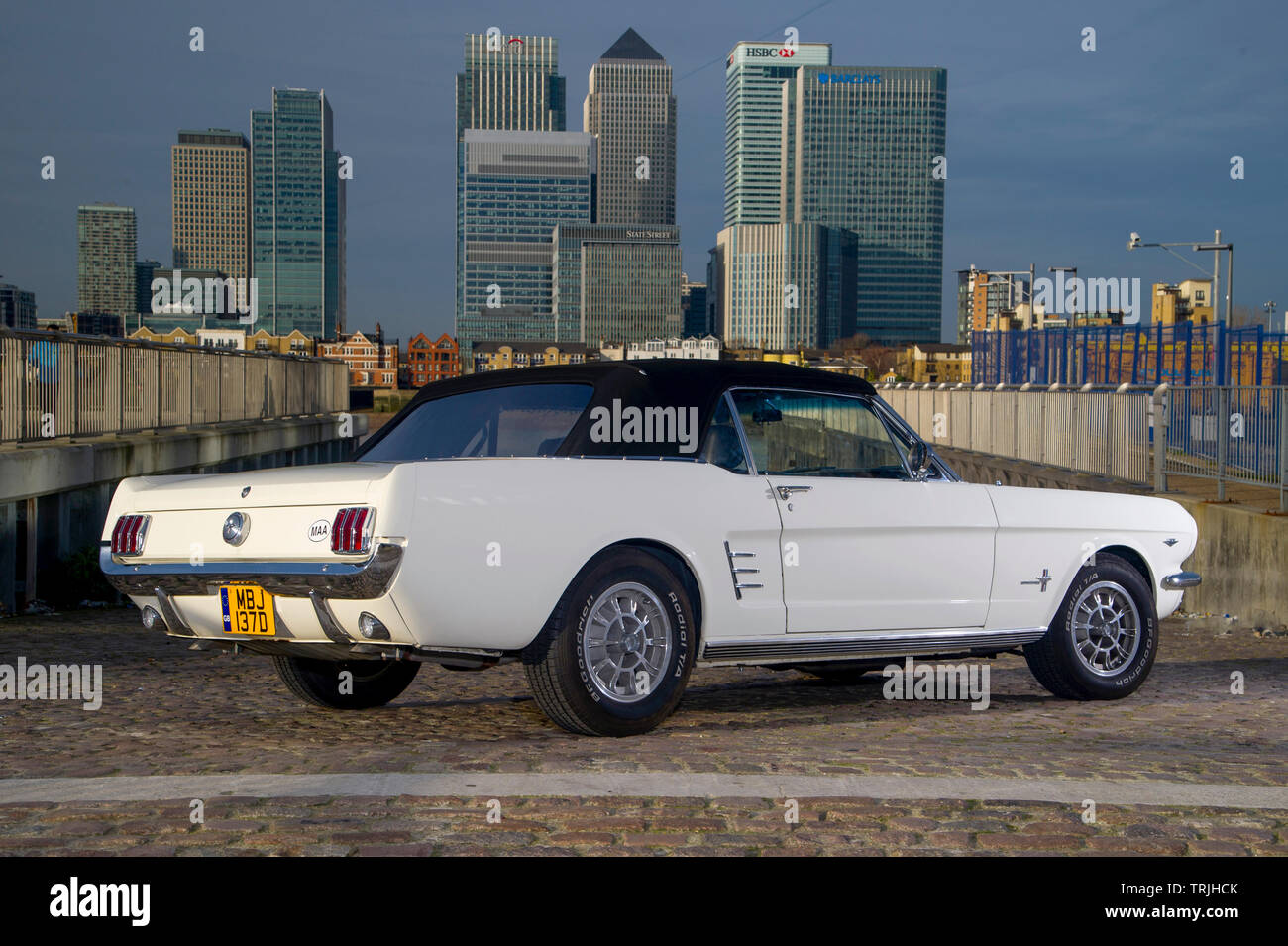 1966 Ford Mustang Convertible classic American sports car Foto Stock