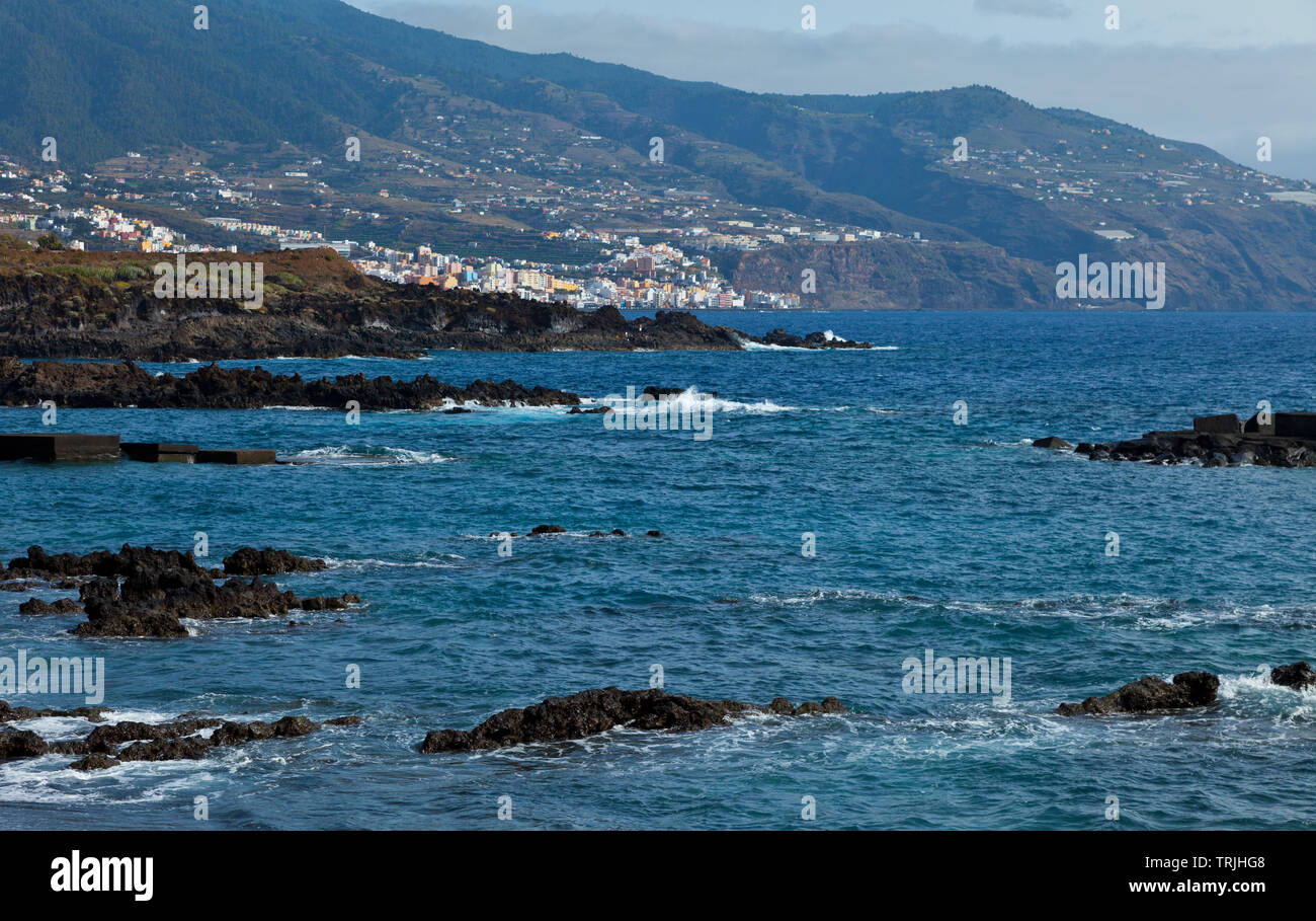Ciudad Santa Cruz de la Palma. Isla La Palma. Provincia di Santa Cruz. Islas Canarias. España Foto Stock
