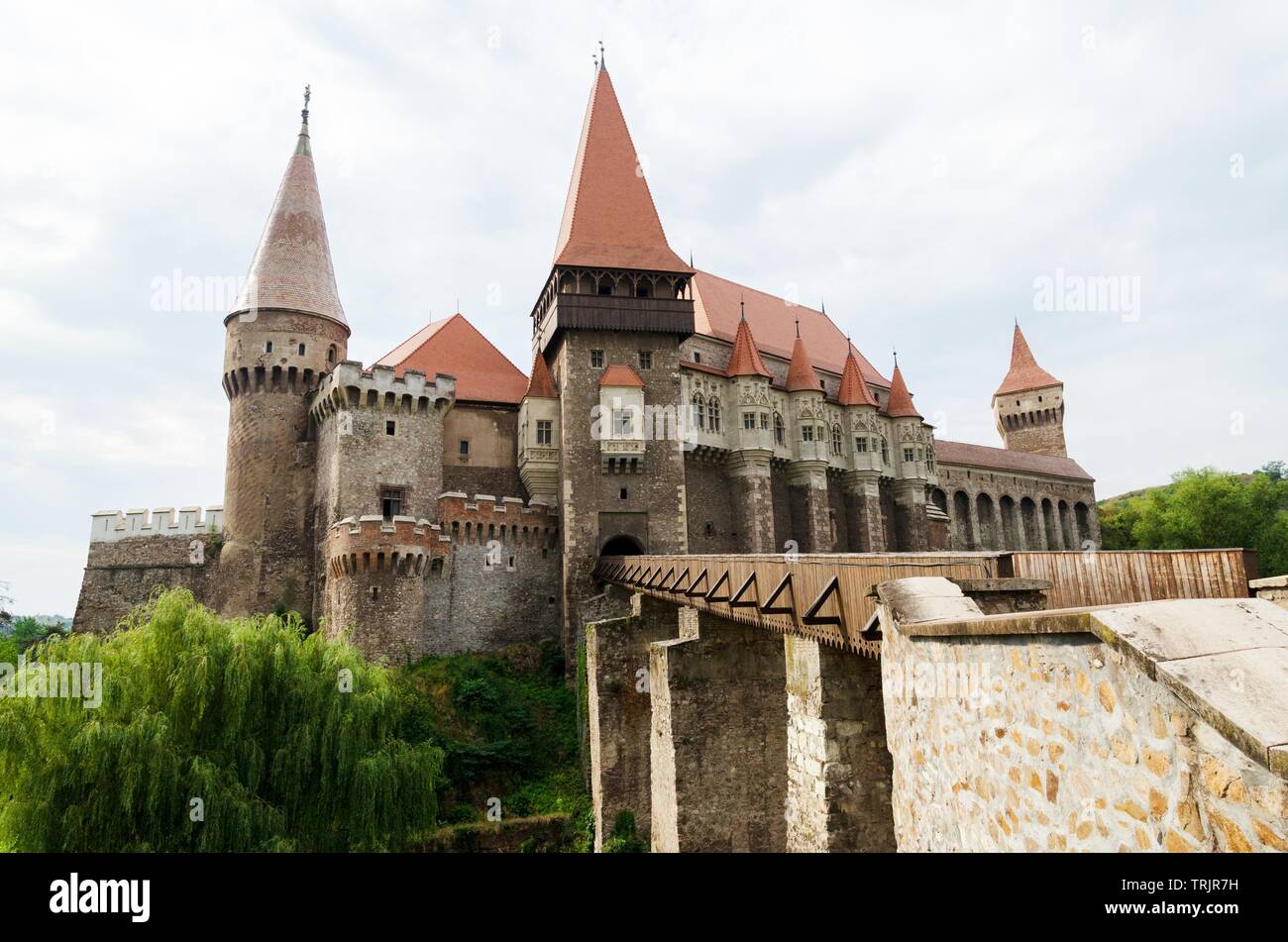 Corvin castello di Hunedoara Foto Stock