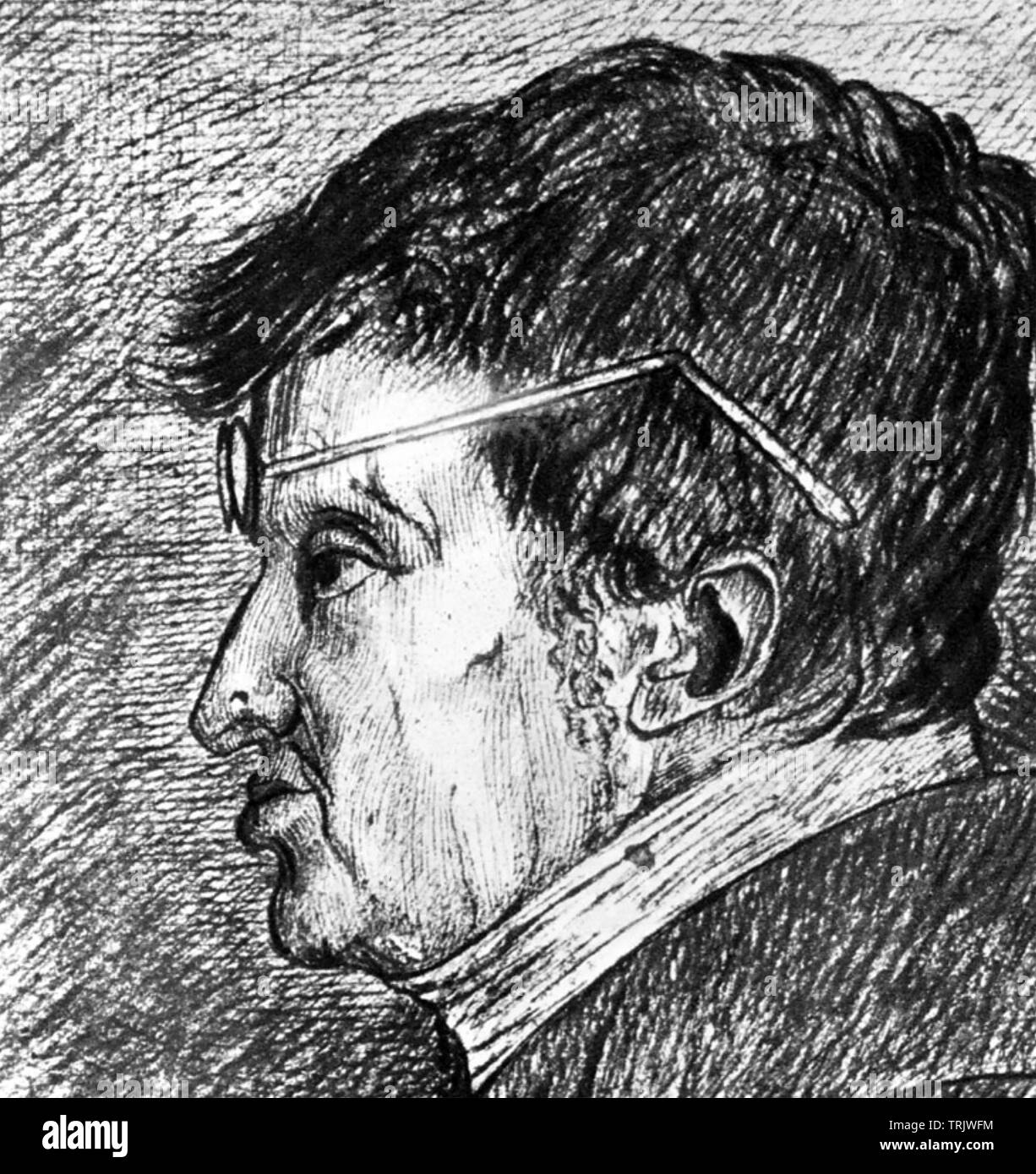 ANDRÉ-MARIE AMPĖRE (1775-1836) francese fisico e matematico Foto Stock