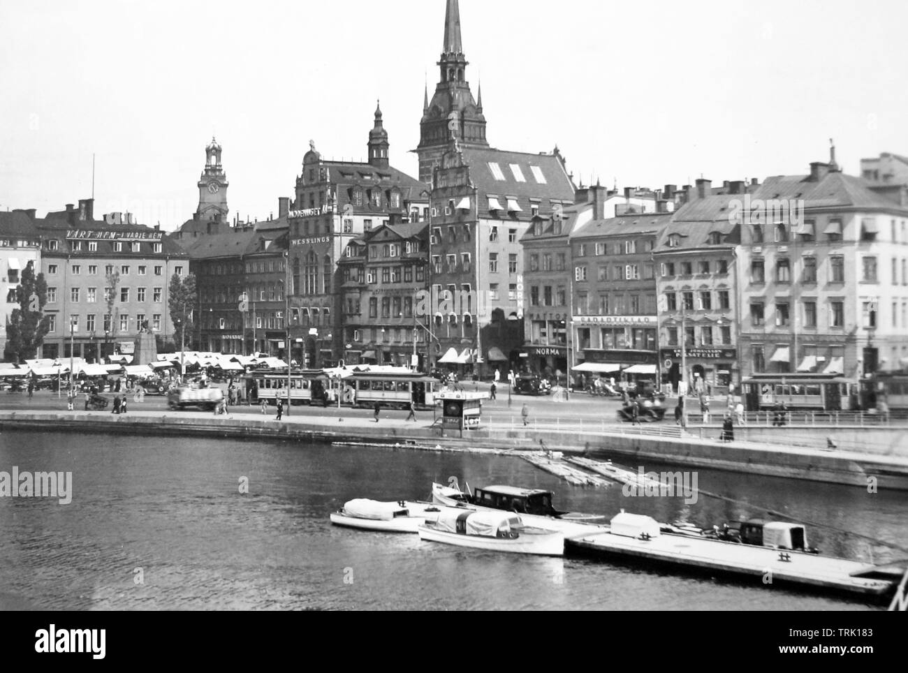 Stoccolma, Svezia, probabilmente 1940s Foto Stock