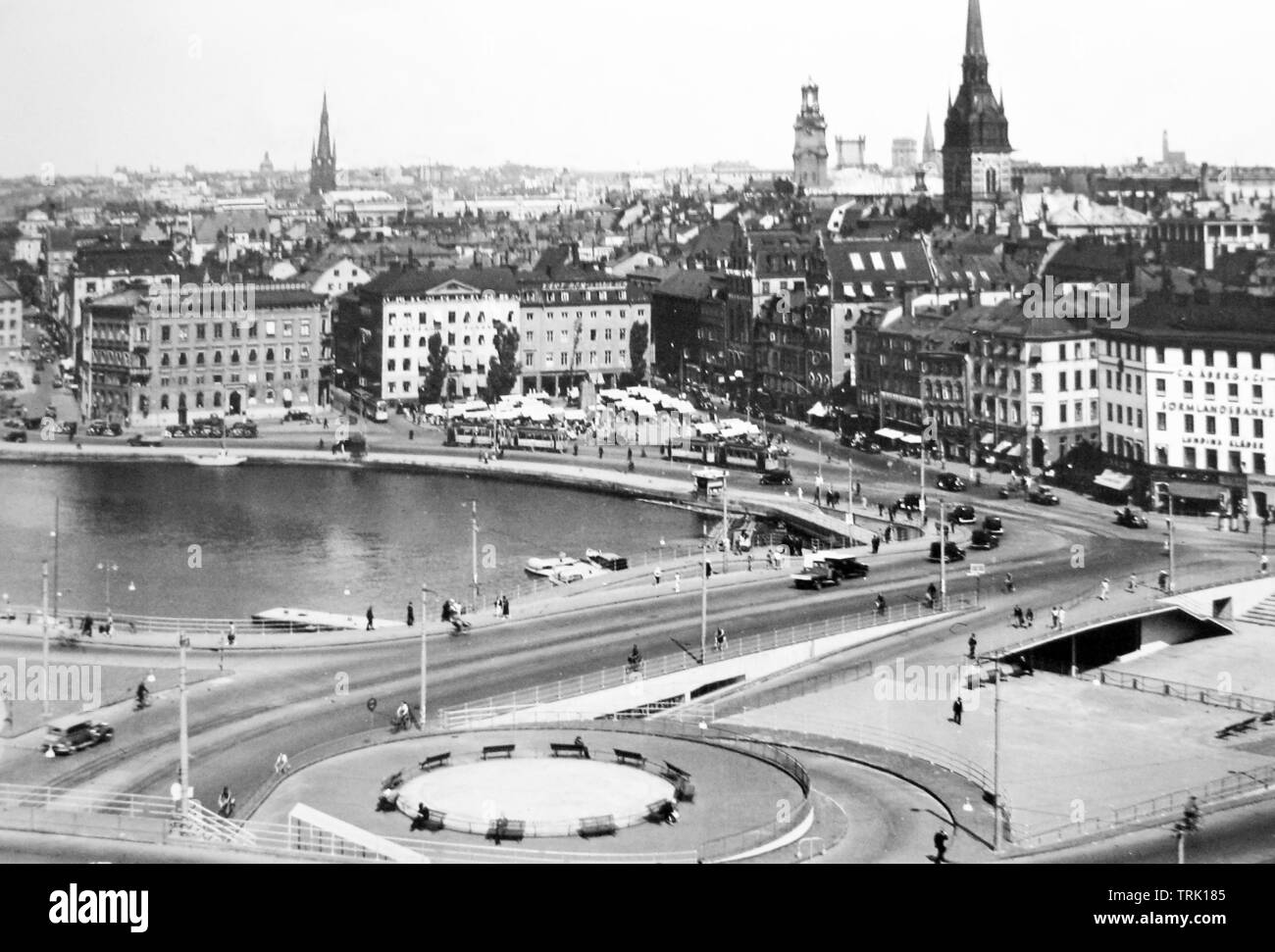 Stoccolma, Svezia, probabilmente 1940s Foto Stock