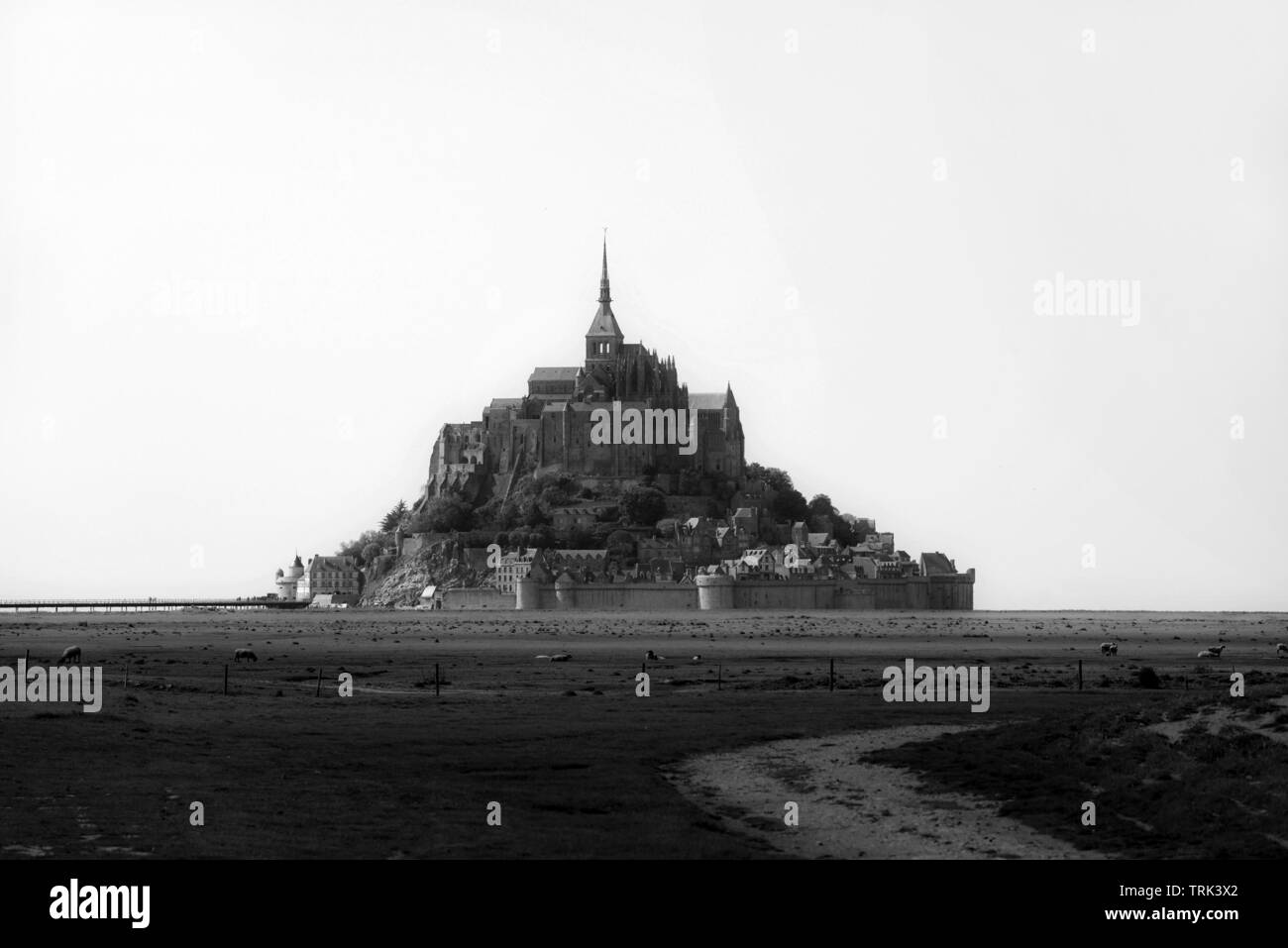 Le Mont Saint Michel Foto Stock