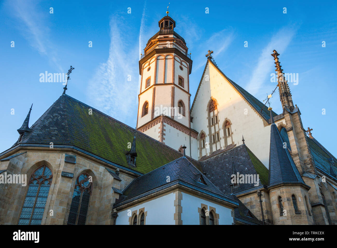 La Chiesa di San Nicola a Lipsia. Leipzig, in Sassonia, Germania. Foto Stock