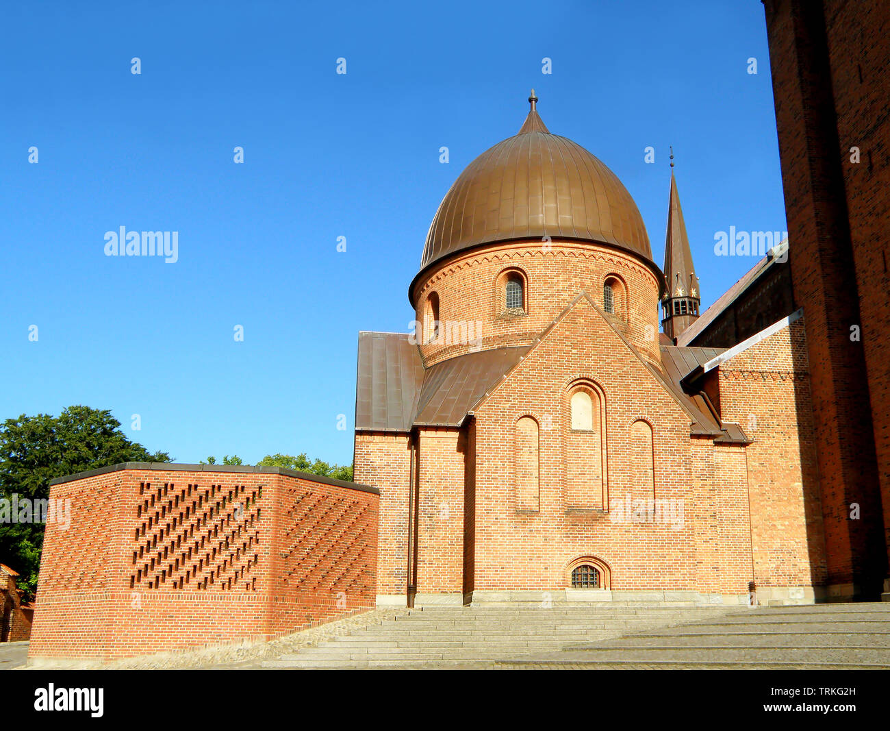 La cappella sepolcrale del RE CRISTIANO IX presso la Cattedrale di Roskilde, luogo storico a Roskilde, Zelanda Isola, Danimarca Foto Stock