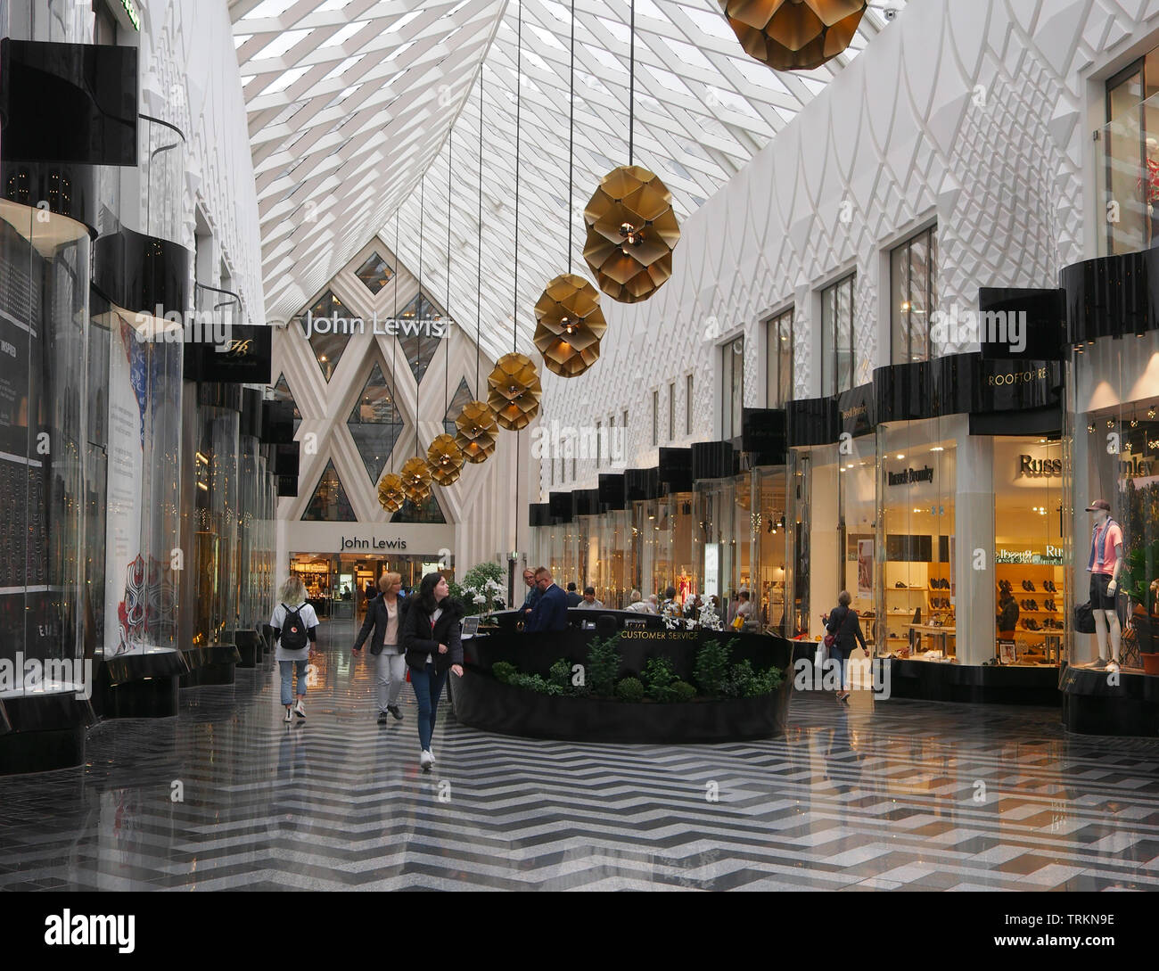 Victoria Gate shopping center a Leeds, nello Yorkshire, Regno Unito. Foto Stock