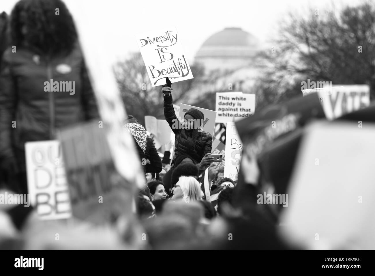 Le donne di marzo, 2017 Foto Stock