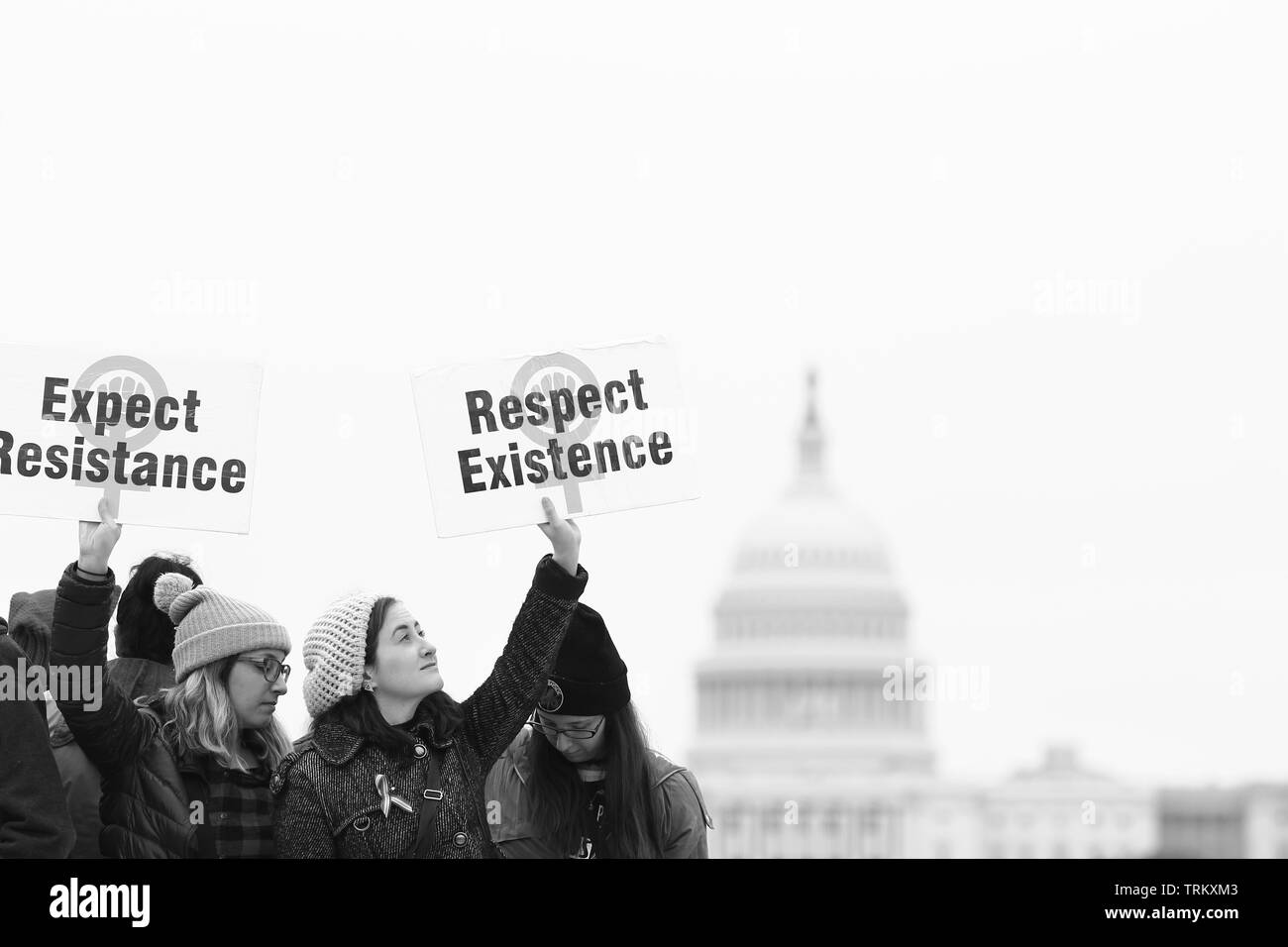 Le donne di marzo, 2017 Foto Stock