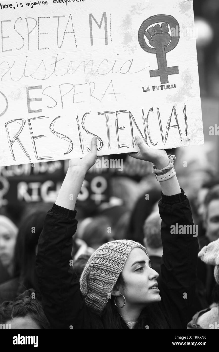 Le donne di marzo, 2017 Foto Stock