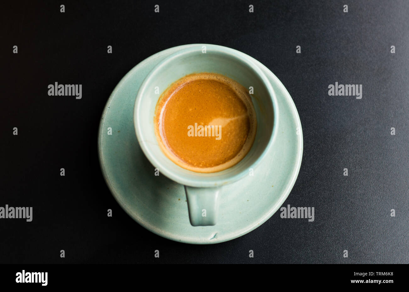Caffè appena preparato Foto Stock