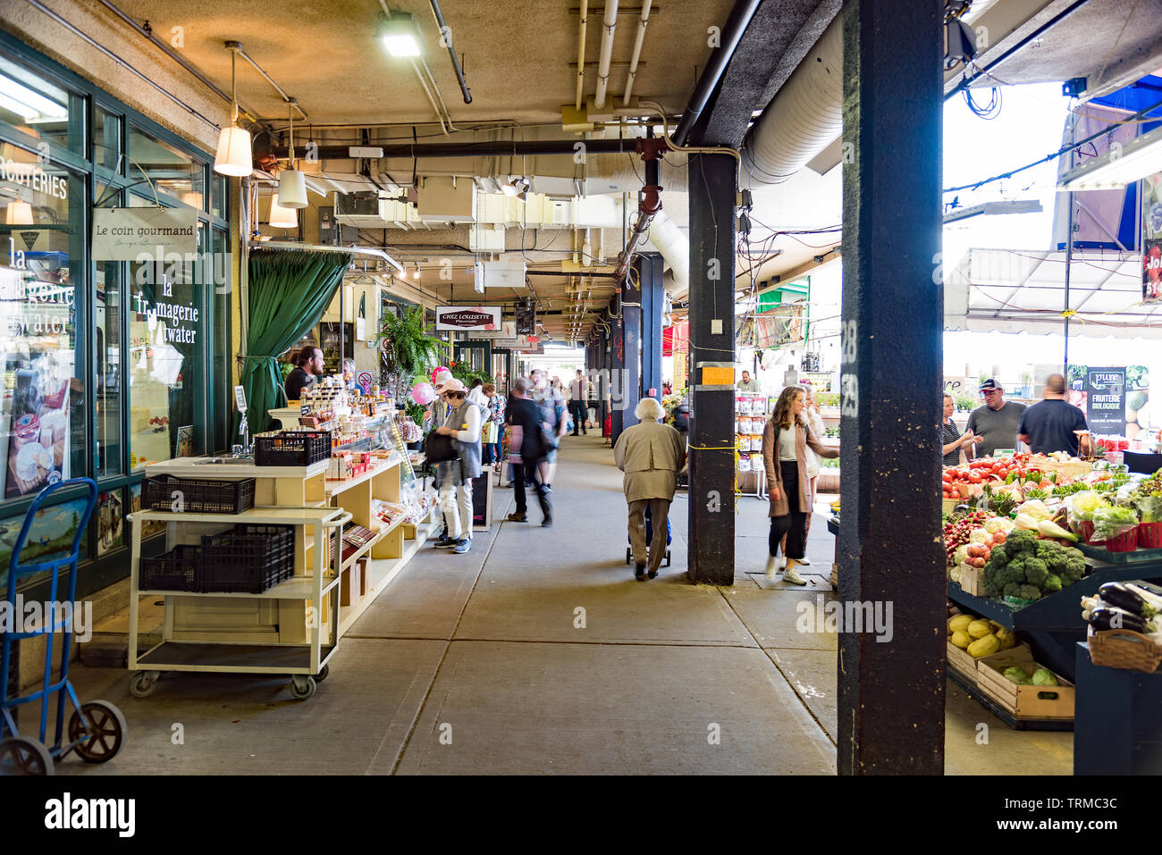 Atwater Market scene Foto Stock
