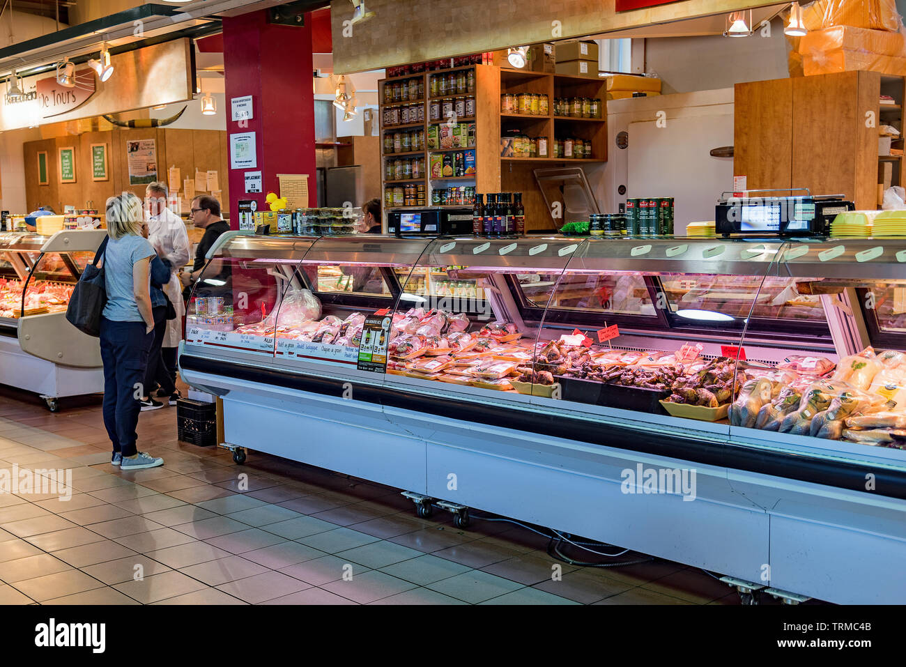 Atwater Market scene Foto Stock